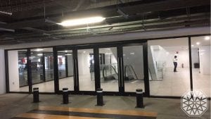 Canceleria de aluminio en puertas